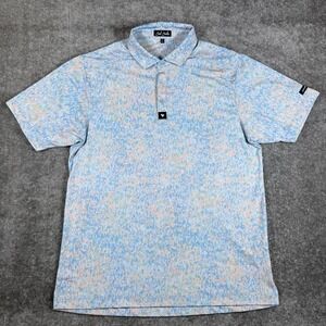 Bad Birdie Polo Shirt Men'sMedium Champagne Showers Golf Stretch Performance